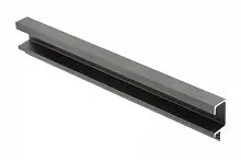 Ручка врезная FIRM "C" L-3,5м, черный матовый